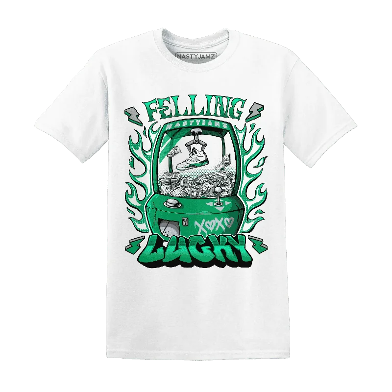 Modern Unisex Clothing For Any Occasion Premium Fashion NastyJamz Lucky Green 5s T-Shirt Match Feeling Lucky Modern Unisex Clothing For Any Occasion Premium Fashion NastyJamz Lucky Green 5s T-Shirt Match Feeling Lucky