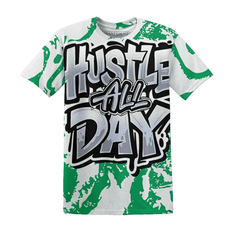 Versatile And Stylish Unisex Apparel Vintage-Modern Style Offers NastyJamz Lucky Green 5s T-Shirt Match Hustle All Day All-Over Print Versatile And Stylish Unisex Apparel Vintage-Modern Style Offers NastyJamz Lucky Green 5s T-Shirt Match Hustle All Day All-Over Print