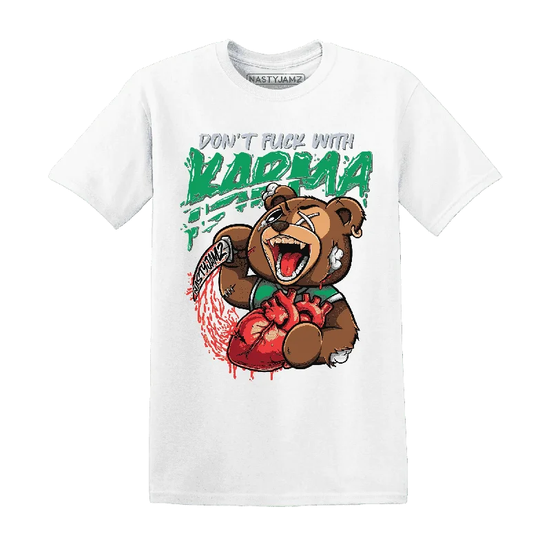 Contemporary Gender-Free Clothing Styles Luxe Style Discounts NastyJamz Lucky Green 5s T-Shirt Match Turn The Tables BER Contemporary Gender-Free Clothing Styles Luxe Style Discounts NastyJamz Lucky Green 5s T-Shirt Match Turn The Tables BER
