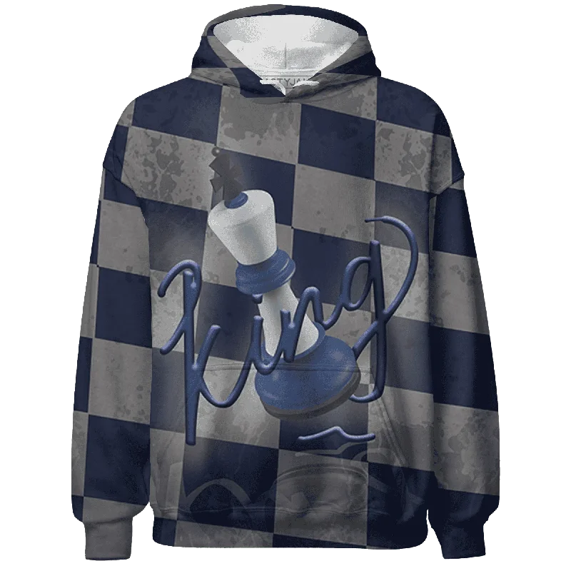 Urban-Inspired Unisex Fashion Trends Mega Sale NastyJamz Midnight Navy 5s Hoodie Match Black King All-Over Print Urban-Inspired Unisex Fashion Trends Mega Sale NastyJamz Midnight Navy 5s Hoodie Match Black King All-Over Print