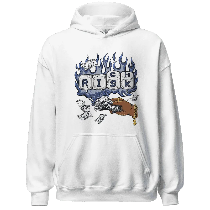 Sleek And Contemporary Gender-Free Outfits Style Breakthroughs NastyJamz Midnight Navy 5s Hoodie Match Rich Or Risk