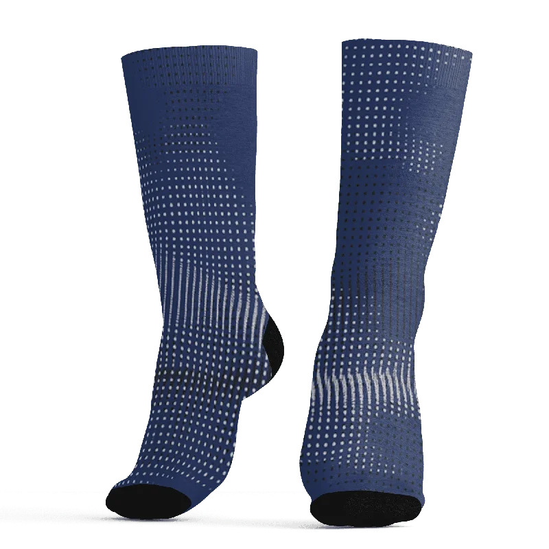 Modern Unisex Streetwear Outfits New Arrivals NastyJamz Midnight Navy 5s Socks Match Kicks Rule All-Over Print Modern Unisex Streetwear Outfits New Arrivals NastyJamz Midnight Navy 5s Socks Match Kicks Rule All-Over Print