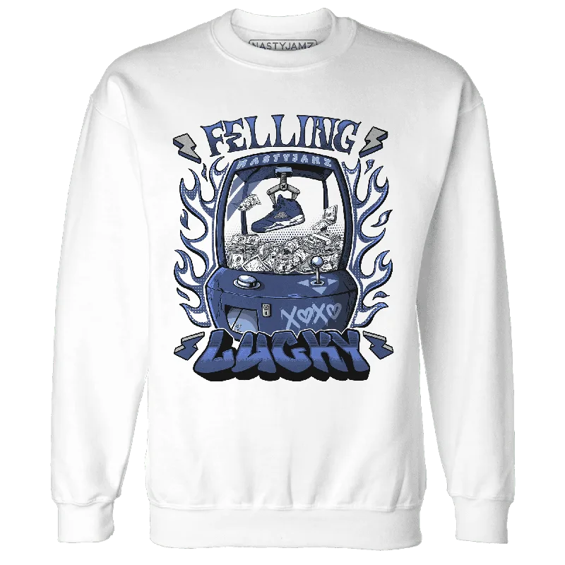 Unisex Casual Fashion Trends Sporty Fashion Offers NastyJamz Midnight Navy 5s Sweatshirt Match Feeling Lucky Unisex Casual Fashion Trends Sporty Fashion Offers NastyJamz Midnight Navy 5s Sweatshirt Match Feeling Lucky