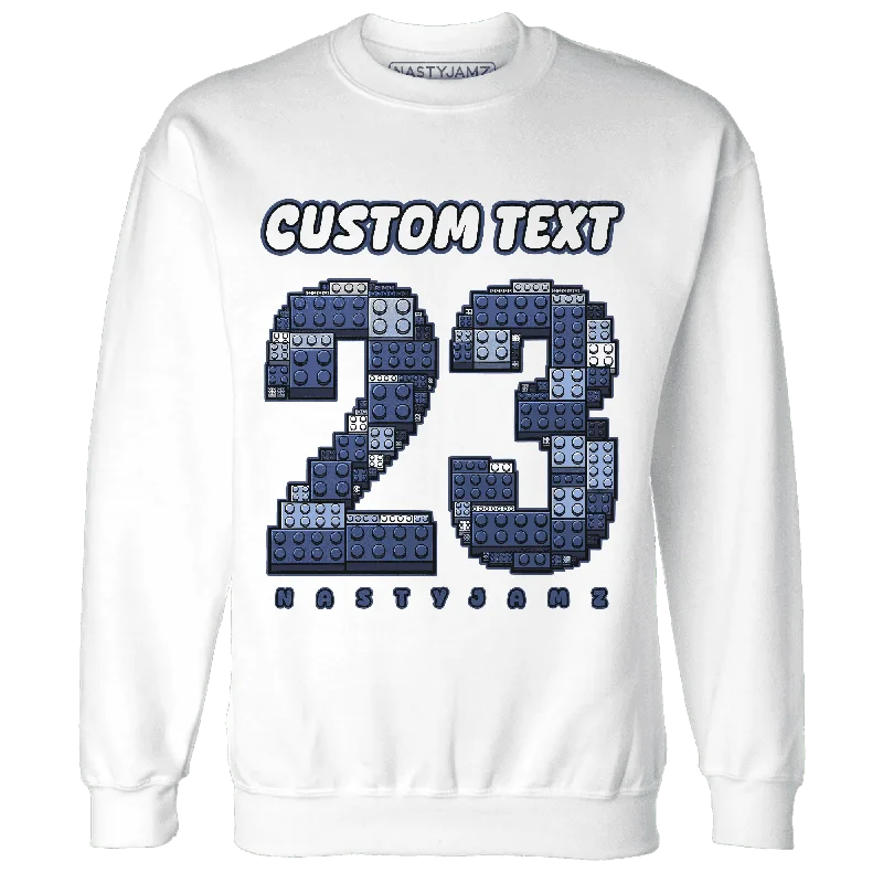 Fashion-Forward Gender-Neutral Outerwear Best-Sellers NastyJamz Midnight Navy 5s Sweatshirt Match Number 23 Custom Text Fashion-Forward Gender-Neutral Outerwear Best-Sellers NastyJamz Midnight Navy 5s Sweatshirt Match Number 23 Custom Text