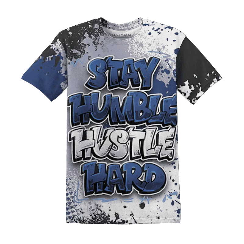 Classic And Timeless Unisex Style Minimalist Fashion Sale NastyJamz Midnight Navy 5s T-Shirt Match Stay Humble Hustle Hard All-Over Print Classic And Timeless Unisex Style Minimalist Fashion Sale NastyJamz Midnight Navy 5s T-Shirt Match Stay Humble Hustle Hard All-Over Print