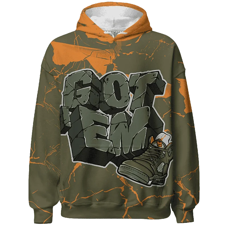 Gender-Neutral Trendy Clothing Styles Fashionista Sale NastyJamz Olive 5s Hoodie Match Got Em All-Over Print Gender-Neutral Trendy Clothing Styles Fashionista Sale NastyJamz Olive 5s Hoodie Match Got Em All-Over Print