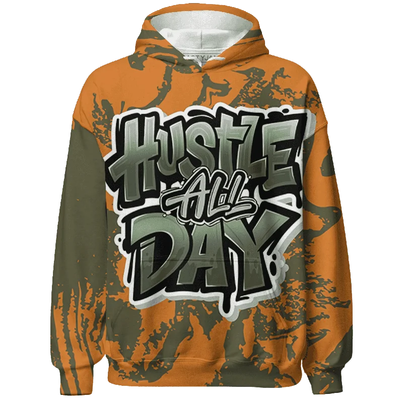 Relaxed-Fit Unisex Clothing Options Must Haves NastyJamz Olive 5s Hoodie Match Hustle All Day All-Over Print
