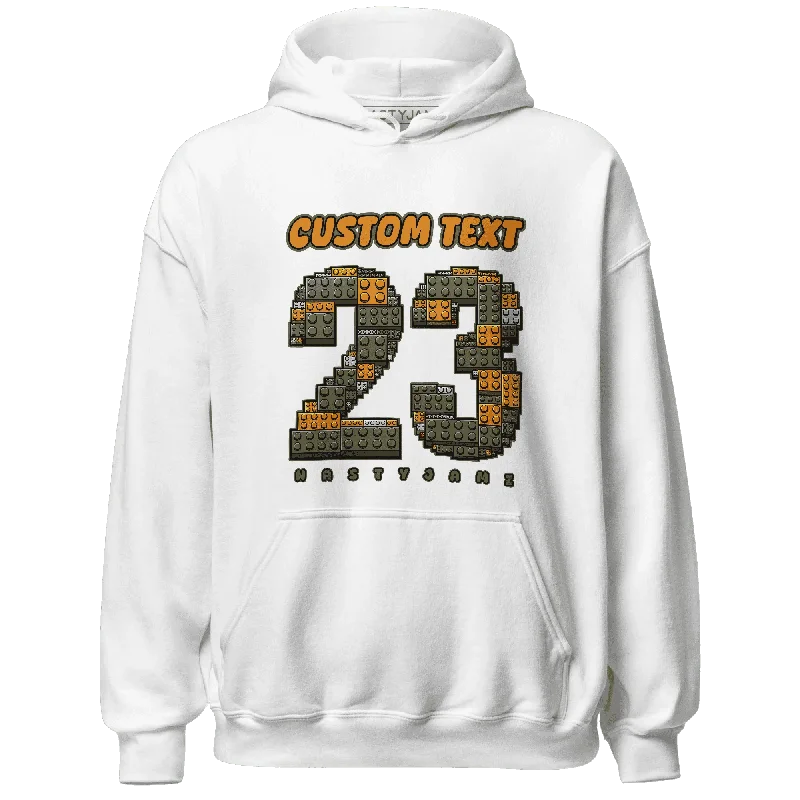 Minimalist Unisex Fashion Essentials Trend Leading Collection NastyJamz Olive 5s Hoodie Match Number 23 Custom Text