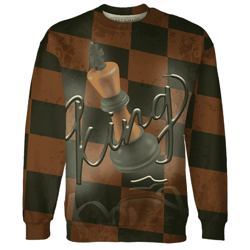 Bold And Trendy Gender-Neutral Outfits Daring Fashion Promotions NastyJamz Olive 5s Sweatshirt Match Black King All-Over Print Bold And Trendy Gender-Neutral Outfits Daring Fashion Promotions NastyJamz Olive 5s Sweatshirt Match Black King All-Over Print