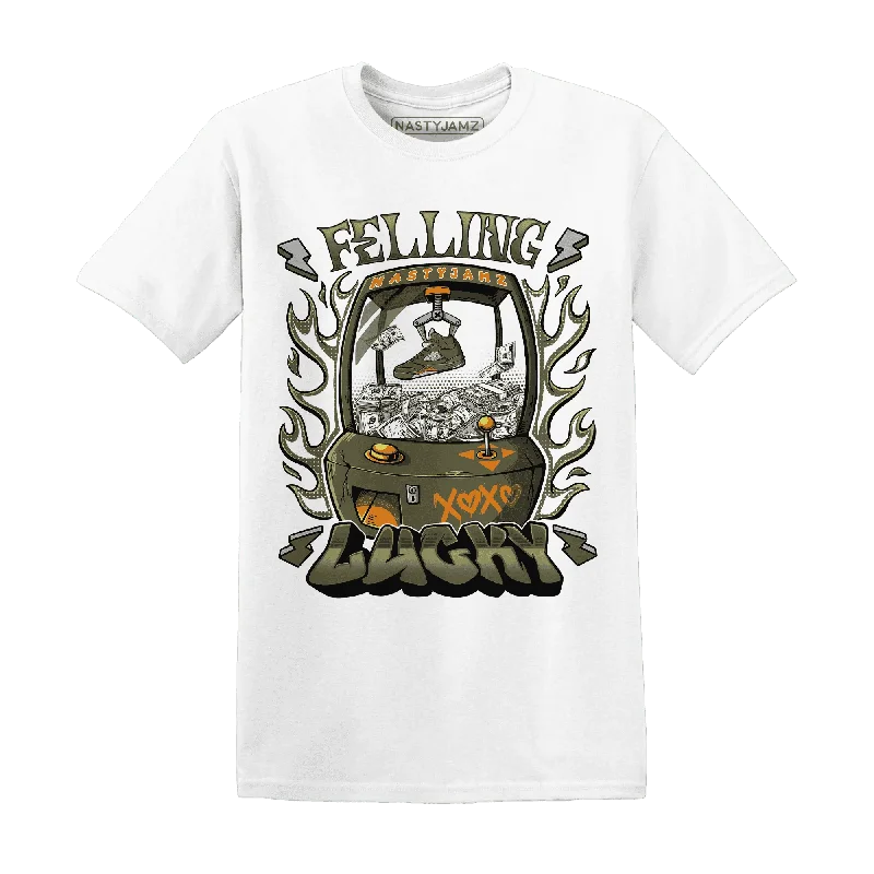 Minimalist Unisex Fashion Essentials Stylish Looks NastyJamz Olive 5s T-Shirt Match Feeling Lucky Minimalist Unisex Fashion Essentials Stylish Looks NastyJamz Olive 5s T-Shirt Match Feeling Lucky