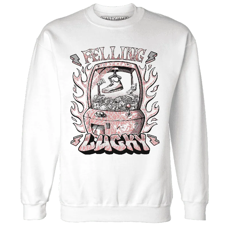 Sleek And Stylish Unisex Outerwear Classic Modern Offers NastyJamz Red Stardust 3s Sweatshirt Match Feeling Lucky Sleek And Stylish Unisex Outerwear Classic Modern Offers NastyJamz Red Stardust 3s Sweatshirt Match Feeling Lucky