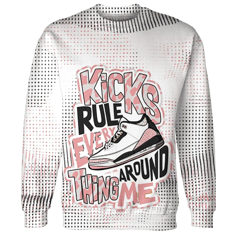 Classic And Timeless Unisex Style Discover Now NastyJamz Red Stardust 3s Sweatshirt Match Kicks Rule All-Over Print Classic And Timeless Unisex Style Discover Now NastyJamz Red Stardust 3s Sweatshirt Match Kicks Rule All-Over Print