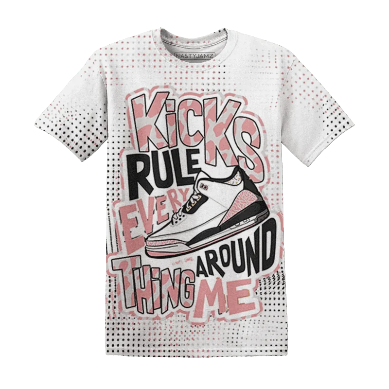 Sustainable And Ethical Unisex Clothing Chic & Modern Sales NastyJamz Red Stardust 3s T-Shirt Match Kicks Rule All-Over Print Sustainable And Ethical Unisex Clothing Chic & Modern Sales NastyJamz Red Stardust 3s T-Shirt Match Kicks Rule All-Over Print