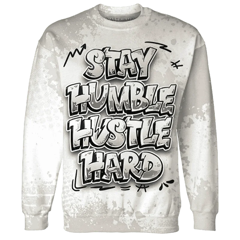 Trendy Unisex Holiday Glam NastyJamz SE Sail 5s Sweatshirt Match Stay Humble Hustle Hard All-Over Print Trendy Unisex Holiday Glam NastyJamz SE Sail 5s Sweatshirt Match Stay Humble Hustle Hard All-Over Print