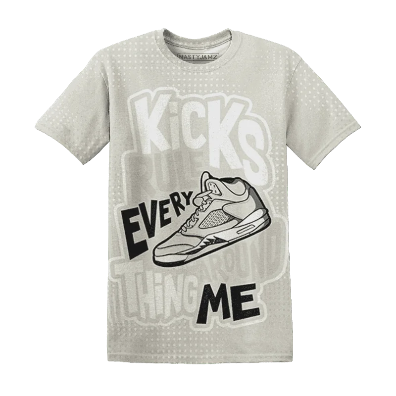 Chic And Contemporary Unisex Clothing Choices Stylish Looks NastyJamz SE Sail 5s T-Shirt Match Kicks Rule All-Over Print Chic And Contemporary Unisex Clothing Choices Stylish Looks NastyJamz SE Sail 5s T-Shirt Match Kicks Rule All-Over Print