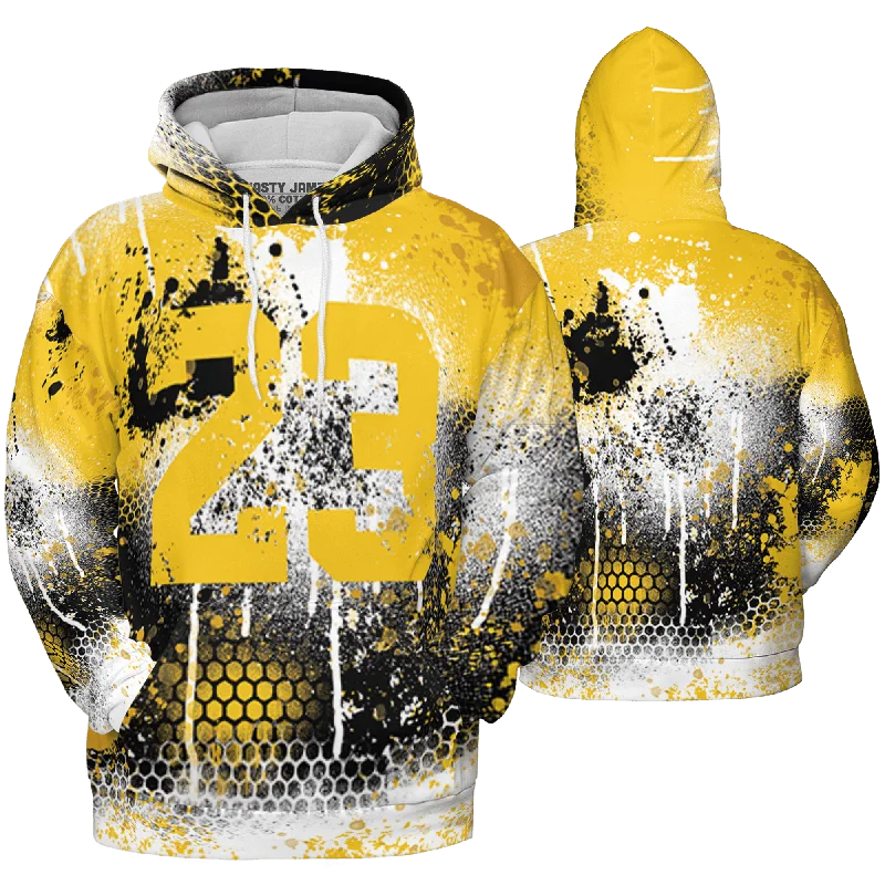 Comfortable Gender-Free Fashion Choices New Arrivals NastyJamz Yellow Ochre 6s Hoodie Match 23 Painted Graffiti All-Over Print Comfortable Gender-Free Fashion Choices New Arrivals NastyJamz Yellow Ochre 6s Hoodie Match 23 Painted Graffiti All-Over Print