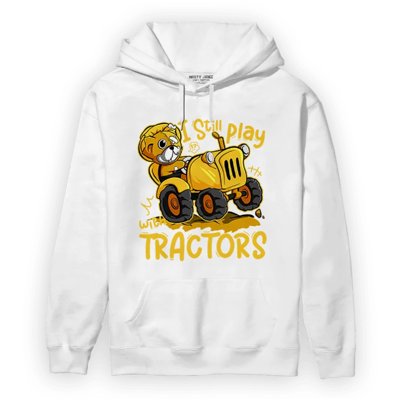 Sustainable Gender-Neutral Apparel End-Of-Season Clearance NastyJamz Yellow Ochre 6s Hoodie Match Play With Tractors BER