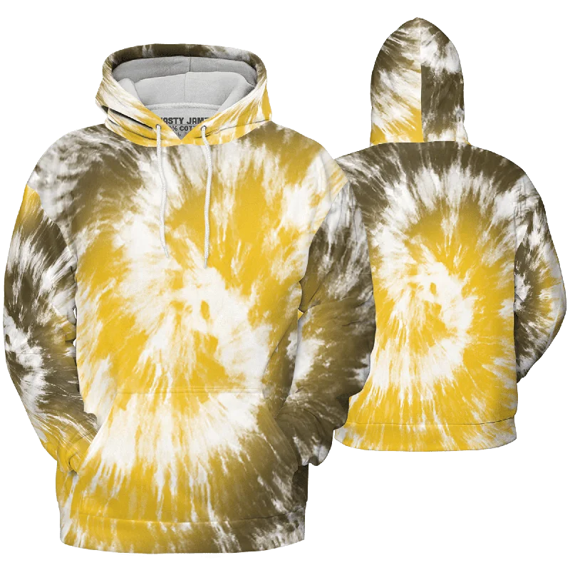 Relaxed-Fit Unisex Clothing Options Street Style Discounts NastyJamz Yellow Ochre 6s Hoodie Match Tye Dye Spiral All-Over Print Relaxed-Fit Unisex Clothing Options Street Style Discounts NastyJamz Yellow Ochre 6s Hoodie Match Tye Dye Spiral All-Over Print