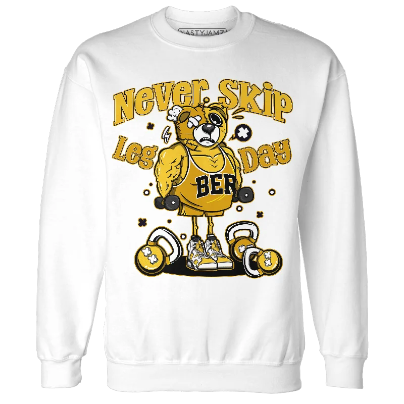 Gender-Neutral Trendy Clothing Styles Fashion-Forward Offers NastyJamz Yellow Ochre 6s Sweatshirt Match Leg Day BER Gender-Neutral Trendy Clothing Styles Fashion-Forward Offers NastyJamz Yellow Ochre 6s Sweatshirt Match Leg Day BER