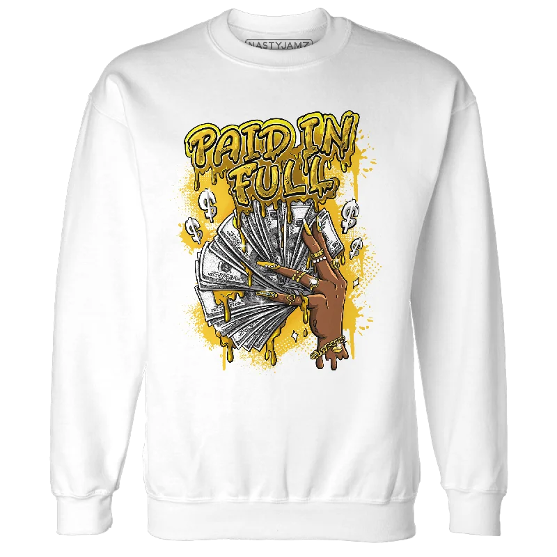Casual Yet Sophisticated Unisex Fashion Low Price Special NastyJamz Yellow Ochre 6s Sweatshirt Match Paid In Full Casual Yet Sophisticated Unisex Fashion Low Price Special NastyJamz Yellow Ochre 6s Sweatshirt Match Paid In Full