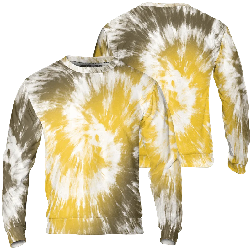 Sustainable Gender-Neutral Apparel Casual Chic Deals NastyJamz Yellow Ochre 6s Sweatshirt Match Tye Dye Spiral All-Over Print Sustainable Gender-Neutral Apparel Casual Chic Deals NastyJamz Yellow Ochre 6s Sweatshirt Match Tye Dye Spiral All-Over Print