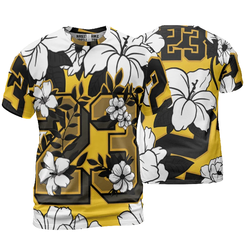High-Quality Unisex Fashion Basics Huge Discounts This Week NastyJamz Yellow Ochre 6s T Shirt Match 23 Floral Flowers All-Over Print High-Quality Unisex Fashion Basics Huge Discounts This Week NastyJamz Yellow Ochre 6s T Shirt Match 23 Floral Flowers All-Over Print