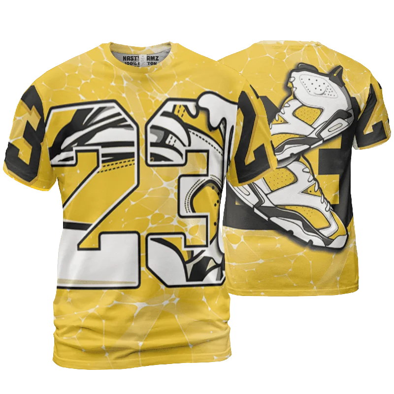 Sleek And Stylish Unisex Outerwear Casual Chic NastyJamz Yellow Ochre 6s T Shirt Match 23 Sneaker All-Over Print Sleek And Stylish Unisex Outerwear Casual Chic NastyJamz Yellow Ochre 6s T Shirt Match 23 Sneaker All-Over Print