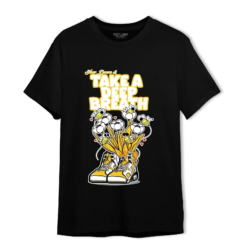 Elegant And Minimal Gender-Free Clothing Stay Ahead In Style NastyJamz Yellow Ochre 6s T-Shirt Match Bee Sneaker Elegant And Minimal Gender-Free Clothing Stay Ahead In Style NastyJamz Yellow Ochre 6s T-Shirt Match Bee Sneaker