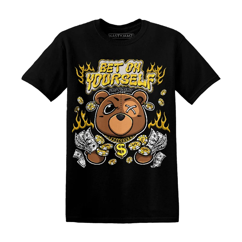 Trendy Unisex Weekend Exclusive NastyJamz Yellow Ochre 6s T-Shirt Match Bet On Yourself BER Trendy Unisex Weekend Exclusive NastyJamz Yellow Ochre 6s T-Shirt Match Bet On Yourself BER