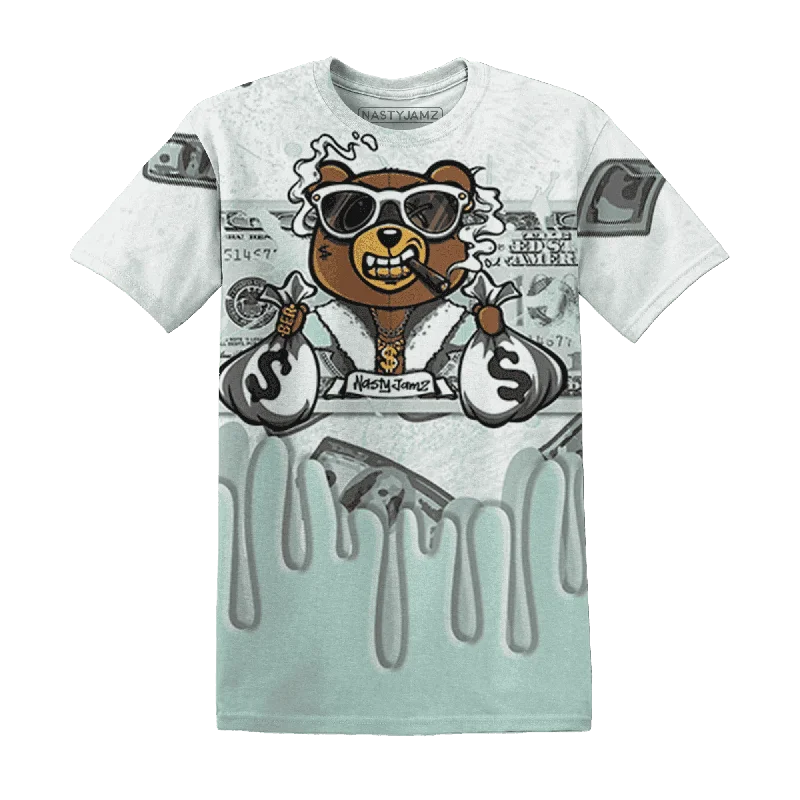 Soft And Breathable Unisex Loungewear NastyJamz AF 1 Low Jade Ice White T-Shirt Match BER Dollar All-Over Print Soft And Breathable Unisex Loungewear NastyJamz AF 1 Low Jade Ice White T-Shirt Match BER Dollar All-Over Print
