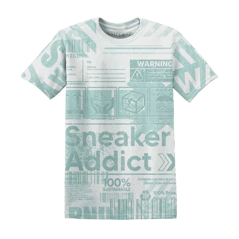 Sleek And Stylish Unisex Outerwear NastyJamz AF 1 Low Jade Ice White T-Shirt Match Sneaker Addict Warning All-Over Print Sleek And Stylish Unisex Outerwear NastyJamz AF 1 Low Jade Ice White T-Shirt Match Sneaker Addict Warning All-Over Print