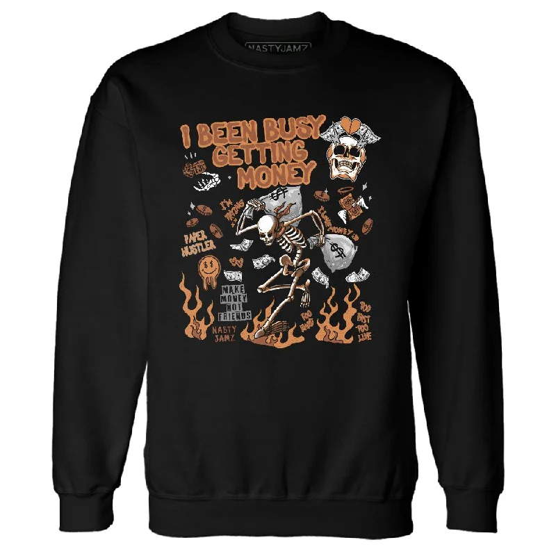 Comfortable And Stylish Unisex Outfits Elegant Style AM 1 Essential Light Bone NastyJamz Sweatshirt Match Busy Getting Money Skull Comfortable And Stylish Unisex Outfits Elegant Style AM 1 Essential Light Bone NastyJamz Sweatshirt Match Busy Getting Money Skull