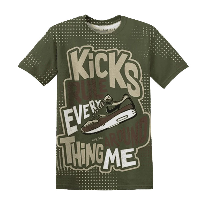 Sleek And Stylish Unisex Outerwear AM 1 Essential Premium NastyJamz T-Shirt Match Kicks Rule All-Over Print Sleek And Stylish Unisex Outerwear AM 1 Essential Premium NastyJamz T-Shirt Match Kicks Rule All-Over Print
