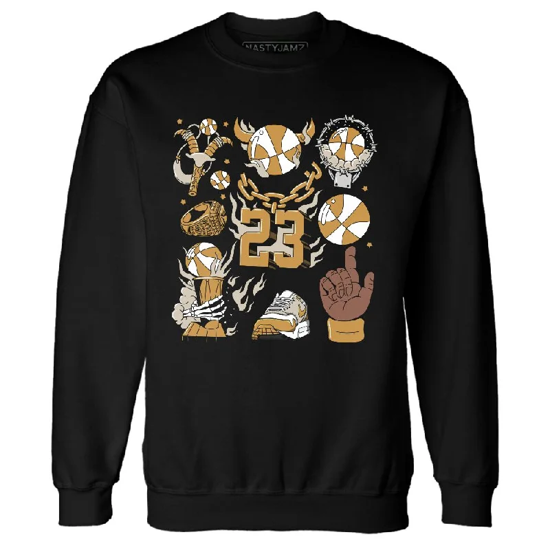 Trendy Unisex Streetwear Fashion Feminine Style Promotions AM 1 SC Bronze NastyJamz Sweatshirt Match Neclaces Number 23 Trendy Unisex Streetwear Fashion Feminine Style Promotions AM 1 SC Bronze NastyJamz Sweatshirt Match Neclaces Number 23