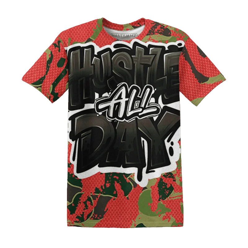 Comfortable Unisex Streetwear AM 90 Dark Sage Solar Red NastyJamz T-Shirt Match Hustle All Day All-Over Print Comfortable Unisex Streetwear AM 90 Dark Sage Solar Red NastyJamz T-Shirt Match Hustle All Day All-Over Print