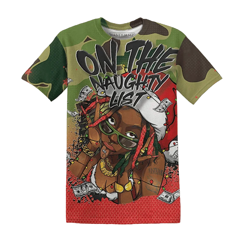 Classic And Timeless Unisex Style AM 90 Duck Camo NastyJamz T-Shirt Match Xmas Naughty List All-Over Print Classic And Timeless Unisex Style AM 90 Duck Camo NastyJamz T-Shirt Match Xmas Naughty List All-Over Print