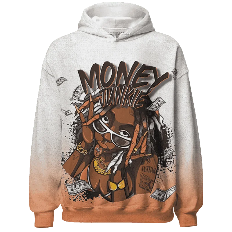 Casual Yet Sophisticated Unisex Fashion Ride The Style Wave NastyJamz AM TW White Orange Hoodie Match Money Junkie All-Over Print Casual Yet Sophisticated Unisex Fashion Ride The Style Wave NastyJamz AM TW White Orange Hoodie Match Money Junkie All-Over Print
