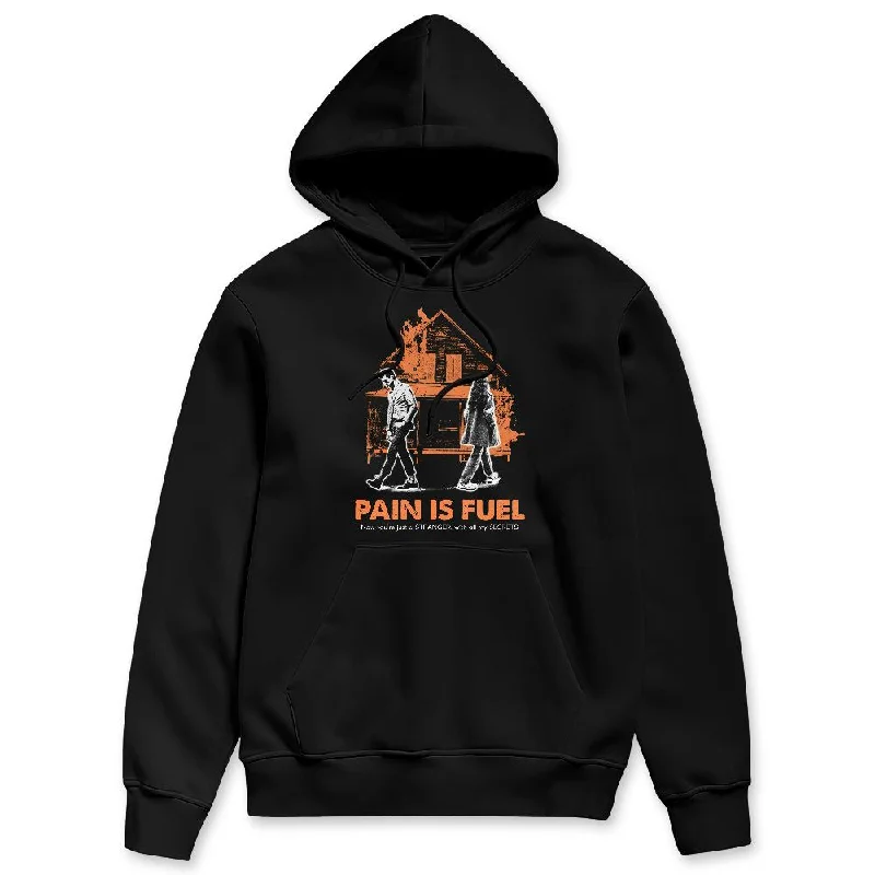 Breathable And Lightweight Unisex Wear End Of Season Sale AM TW White Orange NastyJamz Hoodie Match Pain Is Fuel Breathable And Lightweight Unisex Wear End Of Season Sale AM TW White Orange NastyJamz Hoodie Match Pain Is Fuel