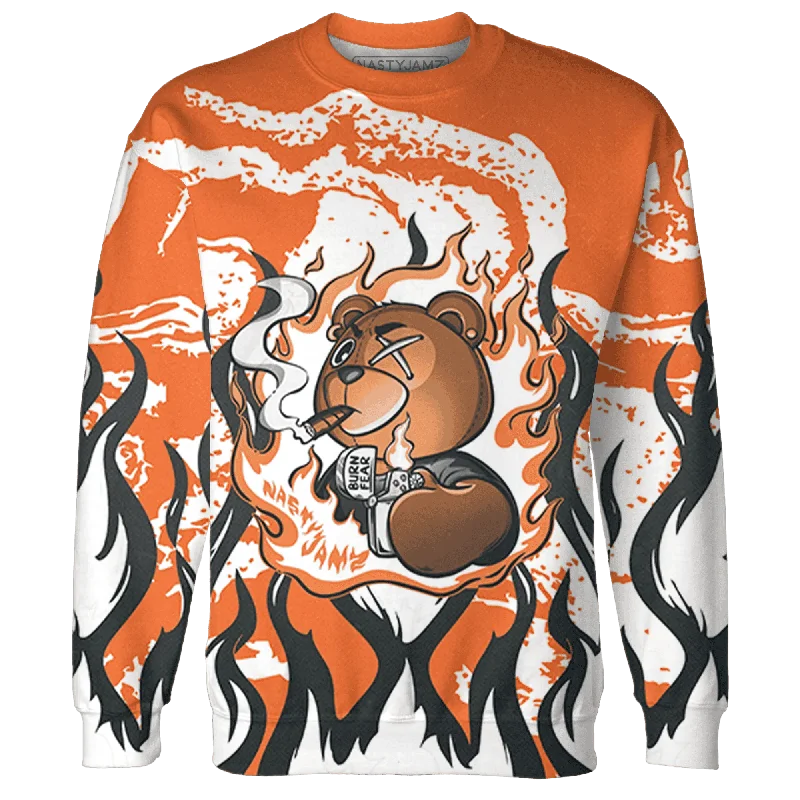 Bold And Trendy Gender-Neutral Outfits Special Offers, Don't Miss NastyJamz AM TW White Orange Sweatshirt Match BER Burn Fear All-Over Print Bold And Trendy Gender-Neutral Outfits Special Offers, Don't Miss NastyJamz AM TW White Orange Sweatshirt Match BER Burn Fear All-Over Print