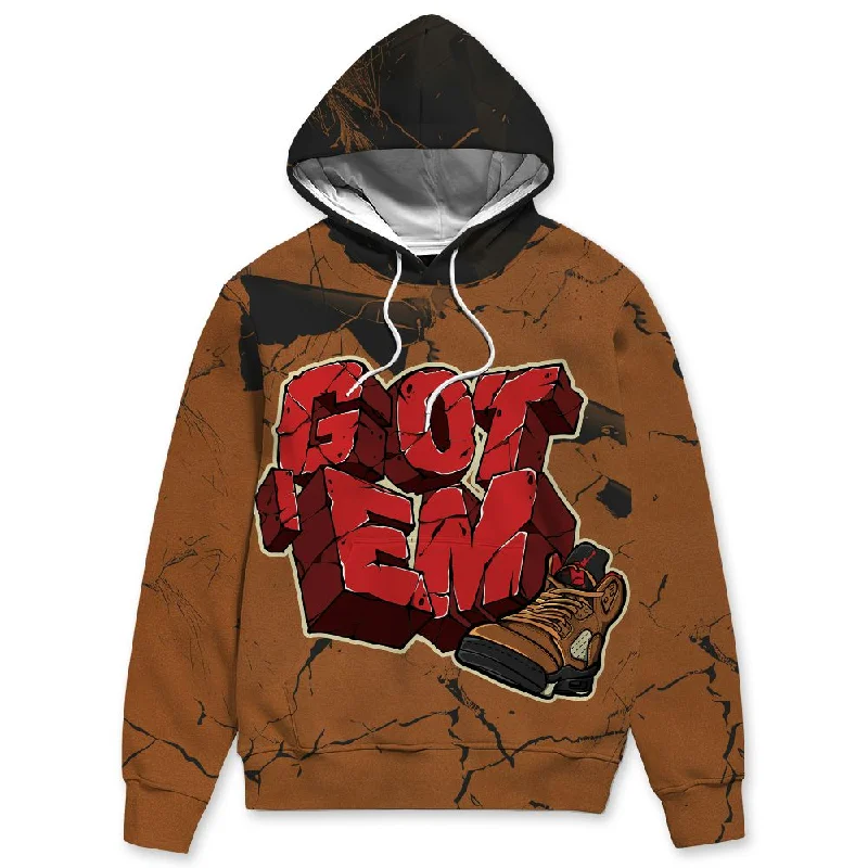 Gender-Neutral Clothing Styles High-End Style Discounts Archaeo Brown 5s NastyJamz Hoodie Match Got Em All-Over Print Gender-Neutral Clothing Styles High-End Style Discounts Archaeo Brown 5s NastyJamz Hoodie Match Got Em All-Over Print