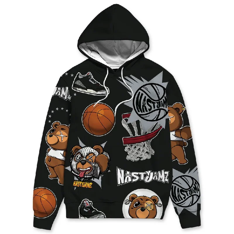 Functional And Stylish Unisex Wear Mega Sale Black Cement 3s NastyJamz Hoodie Match BER Icon Wallpapers All-Over Print Functional And Stylish Unisex Wear Mega Sale Black Cement 3s NastyJamz Hoodie Match BER Icon Wallpapers All-Over Print