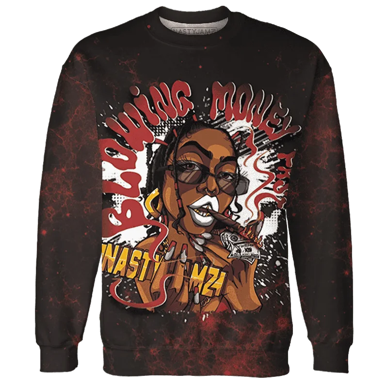 Sustainable Gender-Neutral Apparel Break Fashion Norms Black Toe Reimagined Red White 1s NastyJamz Sweatshirt Match Blowing Money Fast Girl All-Over Print Sustainable Gender-Neutral Apparel Break Fashion Norms Black Toe Reimagined Red White 1s NastyJamz Sweatshirt Match Blowing Money Fast Girl All-Over Print