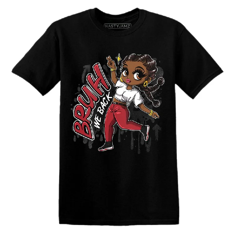 Functional And Stylish Unisex Wear Spring Fashion Bred Velvet 11s NastyJamz T-Shirt Match Bruh We Back Girl Functional And Stylish Unisex Wear Spring Fashion Bred Velvet 11s NastyJamz T-Shirt Match Bruh We Back Girl