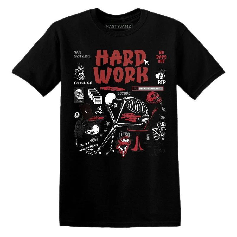 Comfortable And Stylish Unisex Outfits Casual Chic Deals Bred Velvet 11s NastyJamz T-Shirt Match Hard Work Comfortable And Stylish Unisex Outfits Casual Chic Deals Bred Velvet 11s NastyJamz T-Shirt Match Hard Work