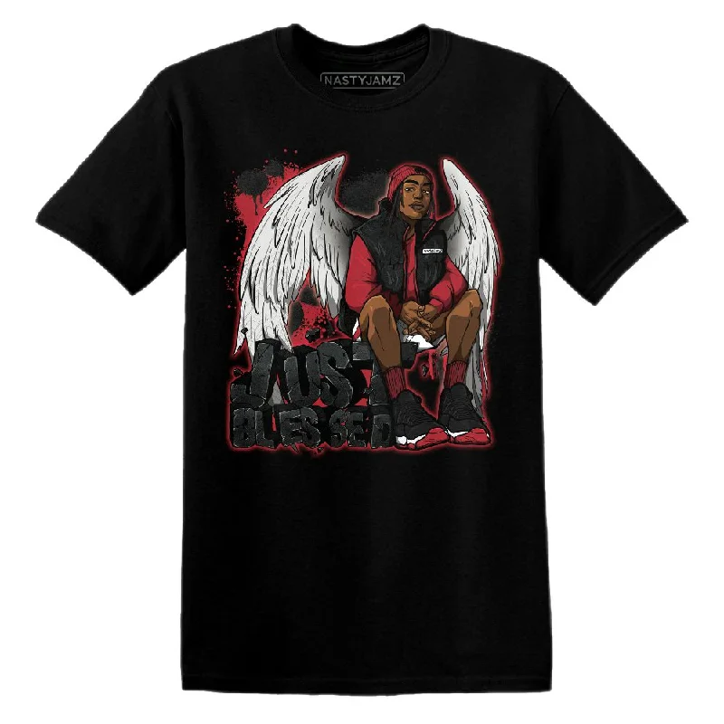 Unisex Casual Fashion Trends Style Revolution Bred Velvet 11s NastyJamz T Shirt Match Just Blessed Unisex Casual Fashion Trends Style Revolution Bred Velvet 11s NastyJamz T Shirt Match Just Blessed