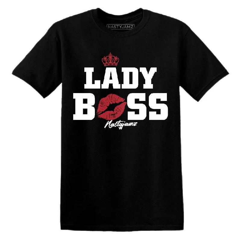 Modern Unisex Streetwear Outfits Sporty Fashion Offers Bred Velvet 11s NastyJamz T-Shirt Match Lady Boss Modern Unisex Streetwear Outfits Sporty Fashion Offers Bred Velvet 11s NastyJamz T-Shirt Match Lady Boss