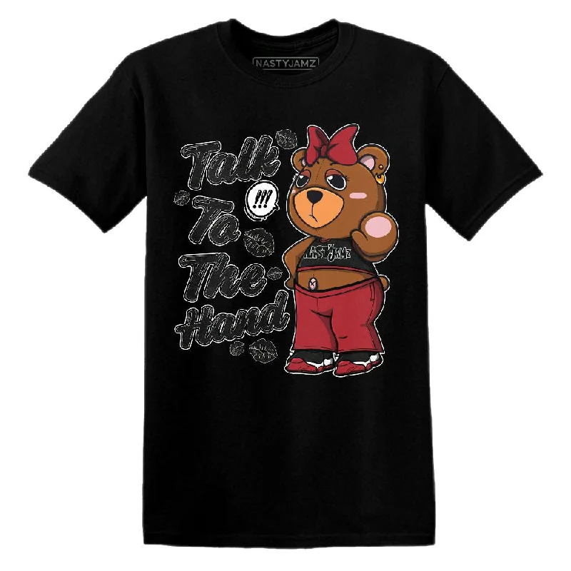 Gender-Neutral Fashion For Everyday Style Holiday Glam Bred Velvet 11s NastyJamz T Shirt Match Talk To The Hand BERNIE Gender-Neutral Fashion For Everyday Style Holiday Glam Bred Velvet 11s NastyJamz T Shirt Match Talk To The Hand BERNIE