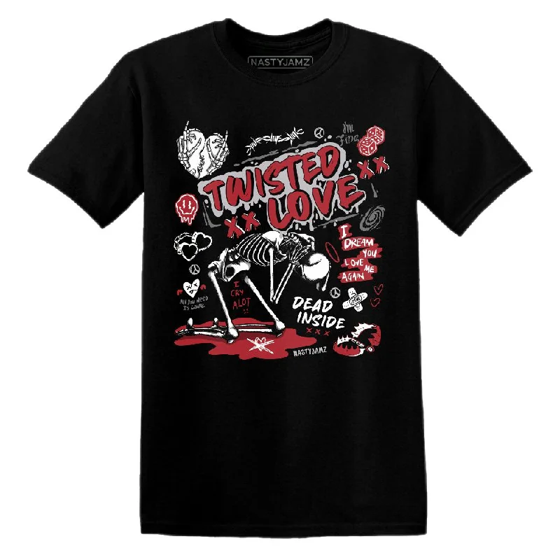 Classic And Timeless Gender-Neutral Fashion Hot Sale Bred Velvet 11s NastyJamz T-Shirt Match Twisted Love Classic And Timeless Gender-Neutral Fashion Hot Sale Bred Velvet 11s NastyJamz T-Shirt Match Twisted Love