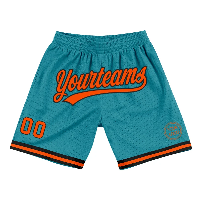 Minimalist Unisex Wardrobe Must-Haves Fresh Styles, Fresh Deals Custom Teal Orange-Black Authentic Throwback Basketball Shorts Minimalist Unisex Wardrobe Must-Haves Fresh Styles, Fresh Deals Custom Teal Orange-Black Authentic Throwback Basketball Shorts