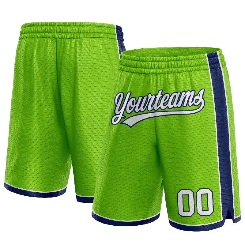 Minimalist Unisex Wardrobe Must-Haves Everyday Elegance Sale Custom Neon Green White-Navy Authentic Basketball Shorts Minimalist Unisex Wardrobe Must-Haves Everyday Elegance Sale Custom Neon Green White-Navy Authentic Basketball Shorts